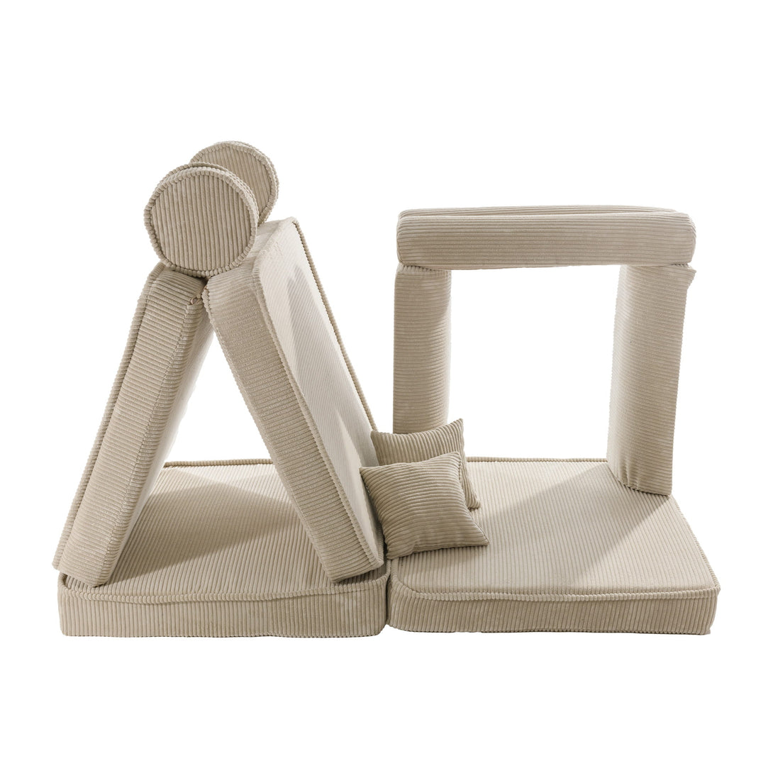 Aesthetic Modular Play Sofa | 10 pieces