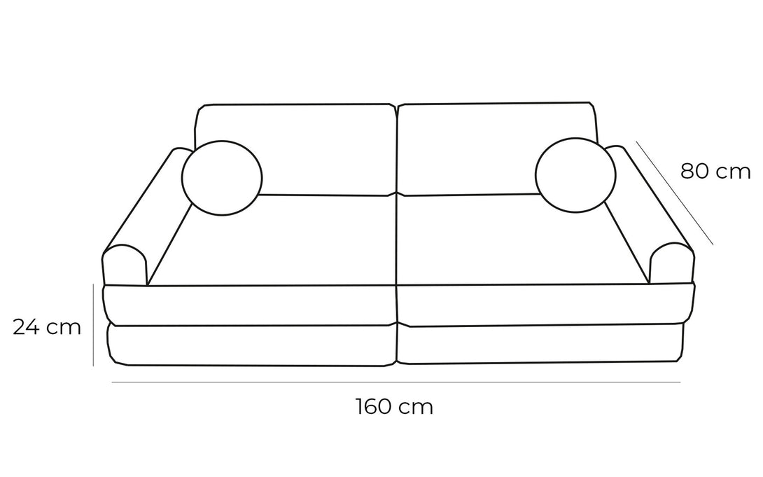 Bearly Modular Kids Play Sofa | 6 Pieces