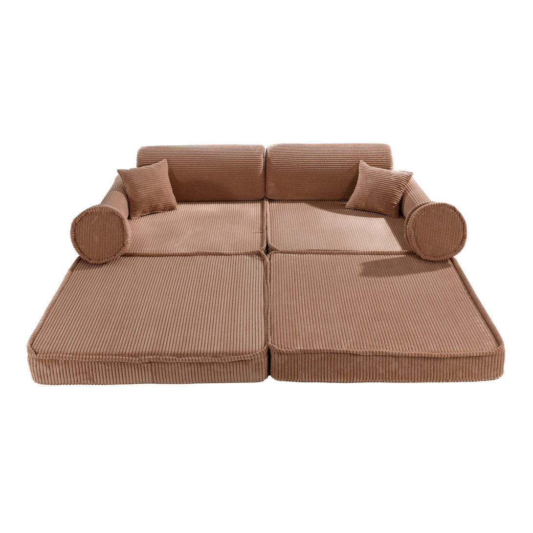 Aesthetic Modular Play Sofa | 10 pieces