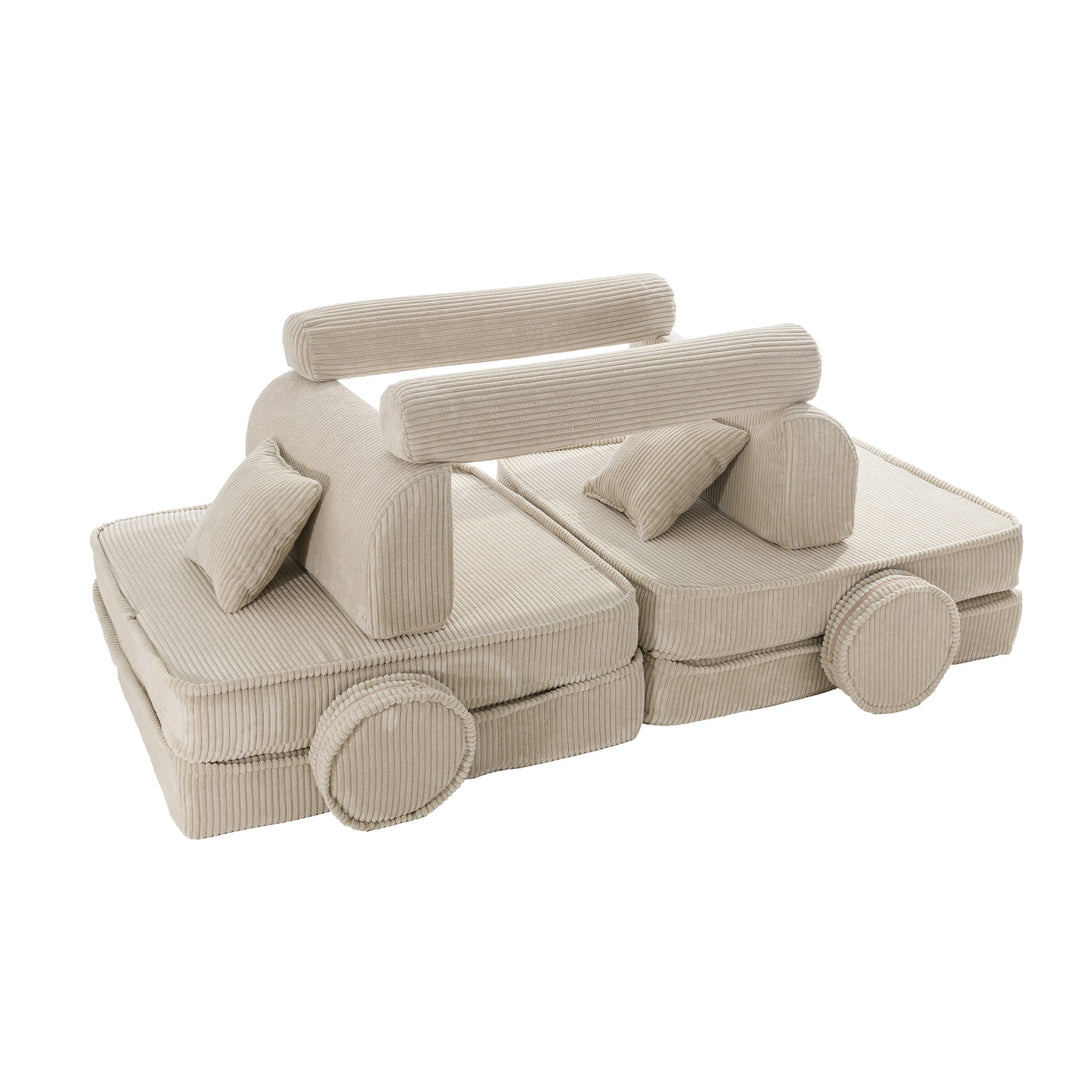 Aesthetic Modular Play Sofa | 10 pieces