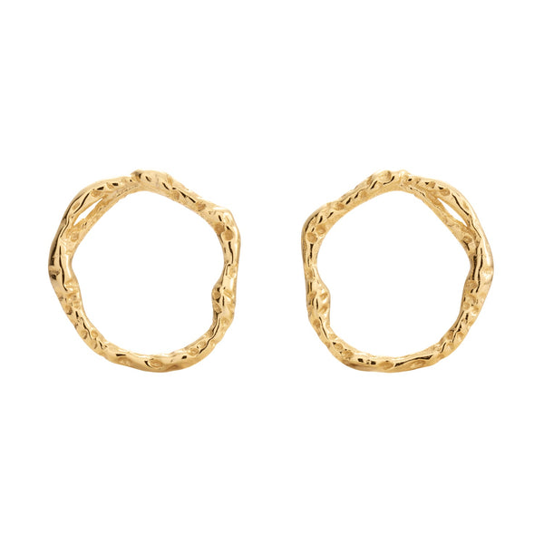 Stud Earrings ECHO | Gold