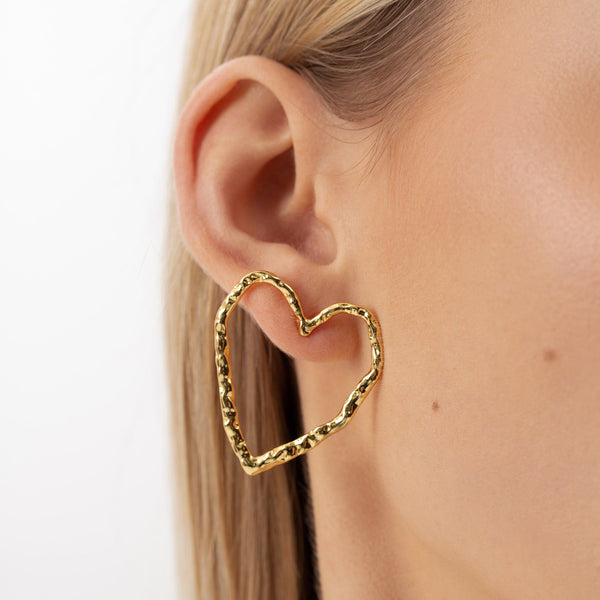 Stud Earrings EROS | Gold