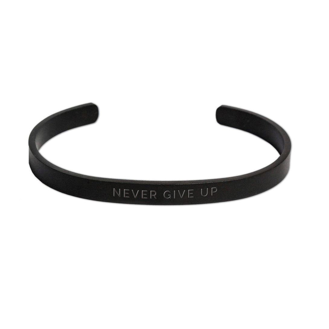 Bracelet for Him | "Never Give Up"