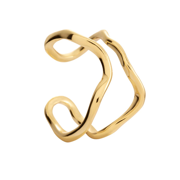 Resizable Ring POLARIS | Gold