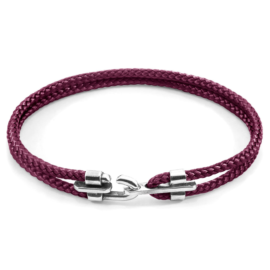 Canterbury Silver and Rope Bracelet