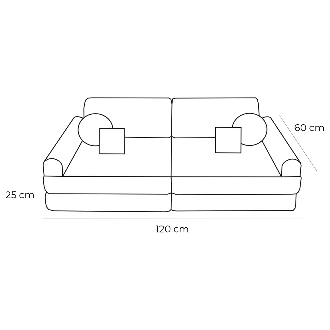 Bearly Modular Kids Play Sofa | 6 Pieces