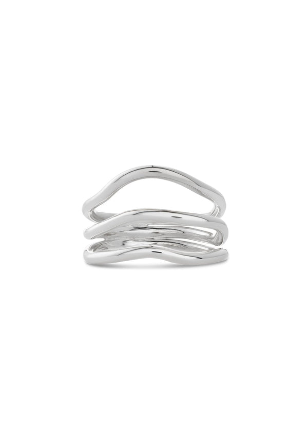 Reef Break Wave Ring | Silver